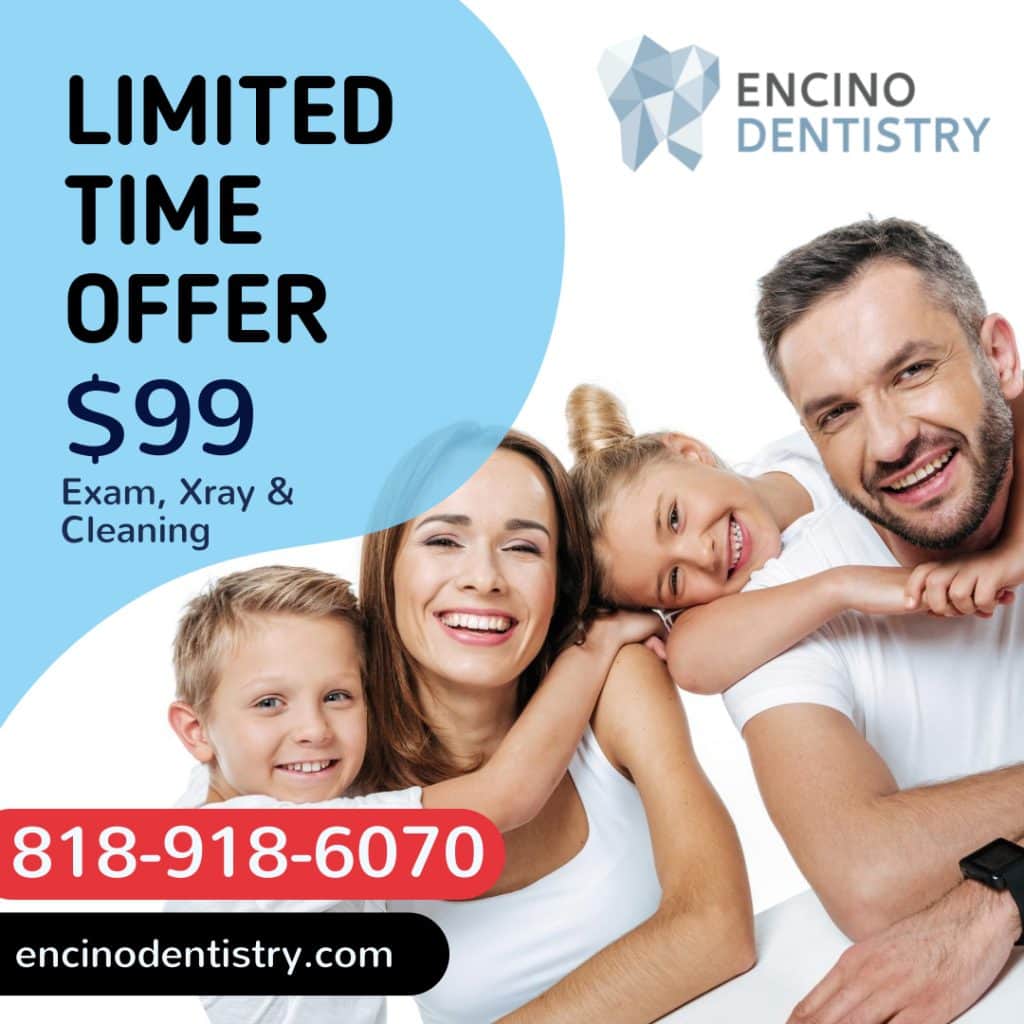 99 encino dentistry exam xray cleaning